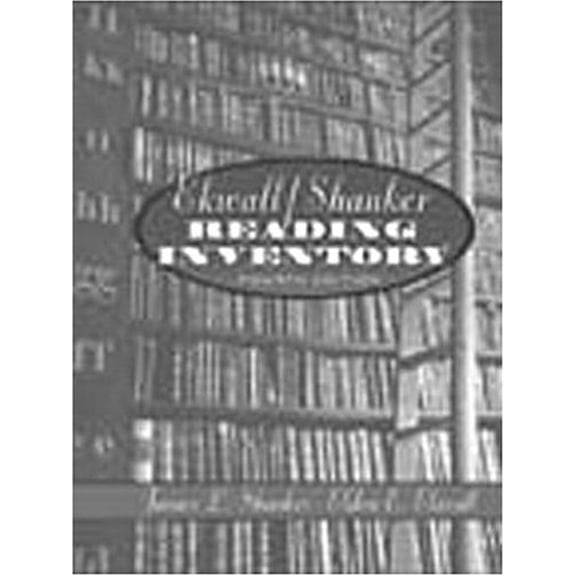 Pre-Owned Ekwall/Shanker Reading Inventory