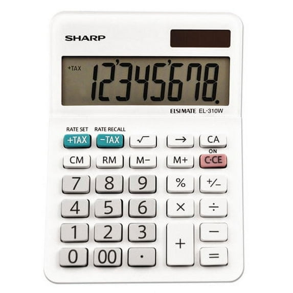 El-310wb Mini Desktop Calculator, 8-Digit Lcd | Bundle of 2 Each