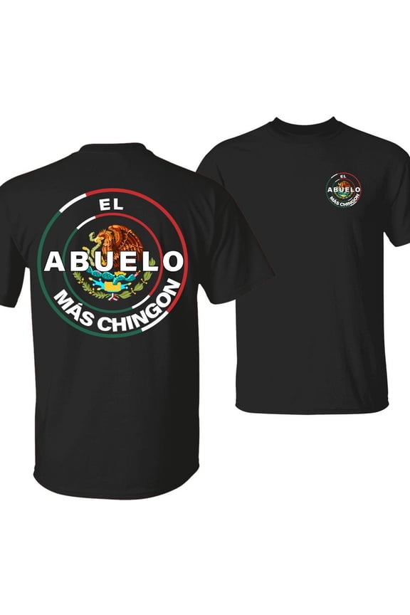 El Abuelo Más Chingón Shirt – Mexican Flag Grandpa Tee with Bold Patriotic Print, Perfect Gift for Latino Grandfather – tiktok shop store, Menswear, Unisex Tops Full Size S-5XL