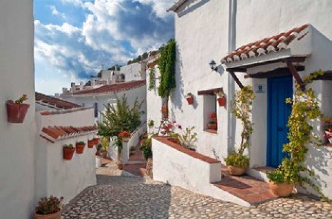 El Acebuchal Ghost Village Andalucia Spain Canvas Art - Panoramic Images (19 x 12)