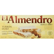 El Almendro Crunchy Almond Turron (3 PACK 7.05oz Each Bar)