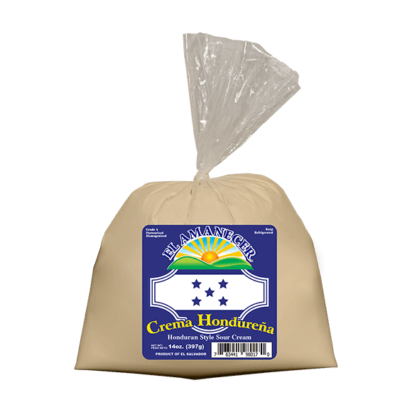 El Amanecer Crema Hondureña (bolsa) 12/14 oz.