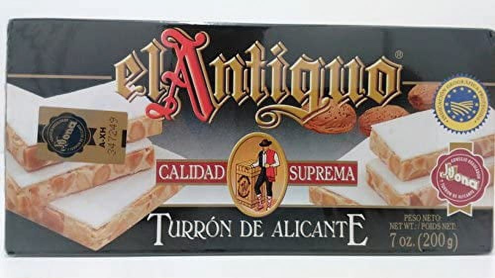 El Antiguo Calidad Suprema Turron De Azlicante - Alicante Nougat 7 oz ...