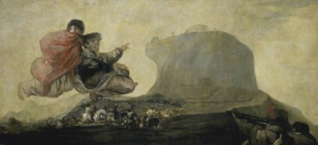 El Aquelarre Francisco de Goya y Lucientes (1746-1828Spanish) Museo del Prado Madrid Canvas Art - Francisco Goya (18 x 24)