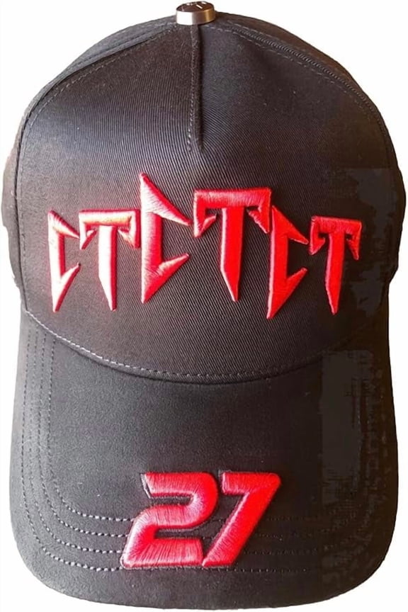 El Barbas Hats X CT CT Racing Hat Black with Red Embroidery 27