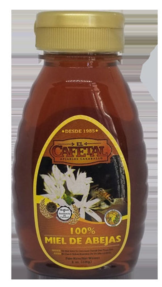El Cafetal 100% Pure Honey, 8 oz Bottle