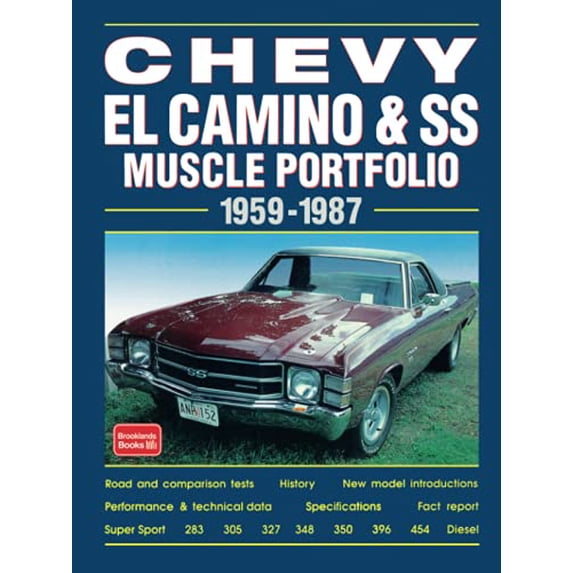 Pre-Owned Chevy EL Camino & SS 1959-1987 Muscle Portfolio: Road Test Book (Muscle Portfolio Series) Paperback