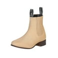 thumbnail image 1 of Men's Nubuck Leather Classic Charro Ankle Boots 'El Canelo' Atlas Sand 228, 1 of 6