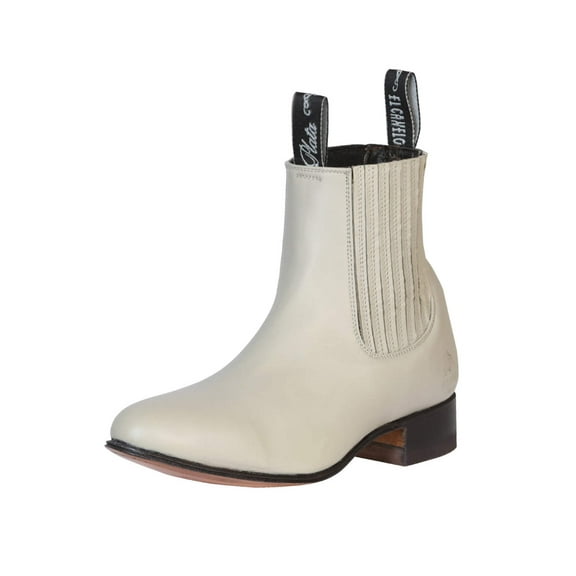 El Canelo - Charro Ankle Boot - Oyster 233