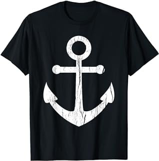El Capitan Anchor Boat Owner Captain Yacht Ship Cruise Men T-Shirt ...