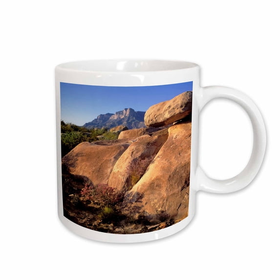 3drose, El Capitan Peak, Guadelupe Mountains Np, Texas - Us44 Rer0006 - Ric Ergenbright, 11oz Mug