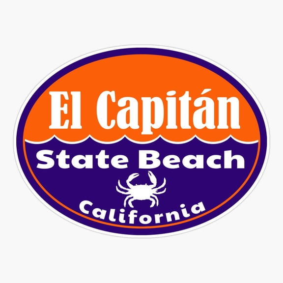 El Capitan State Beach California Surf Sticker