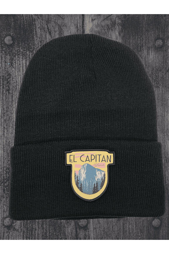 El Capitan Yosemite Beanie - Black