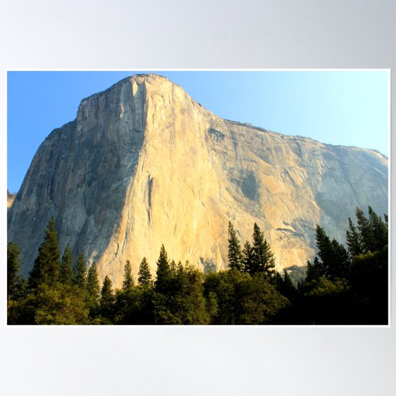 El Capitan - Yosemite National Park Poster Wall Art, Modern Wall Decor, 8x12 UNFRAMED