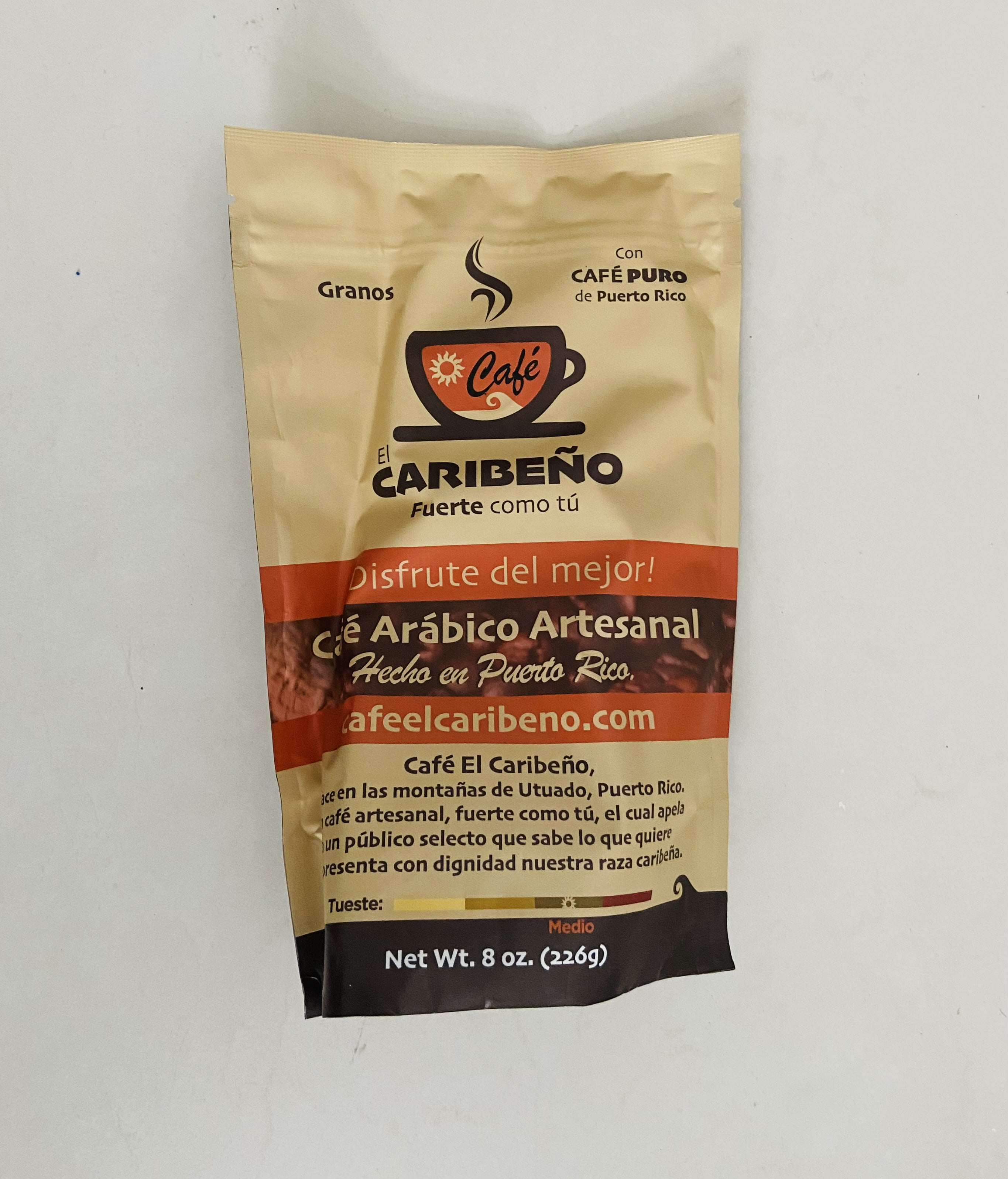 2 Paquetes de Café Molido + 1 Taza + 1 Vaso Termal – Café El Caribeño