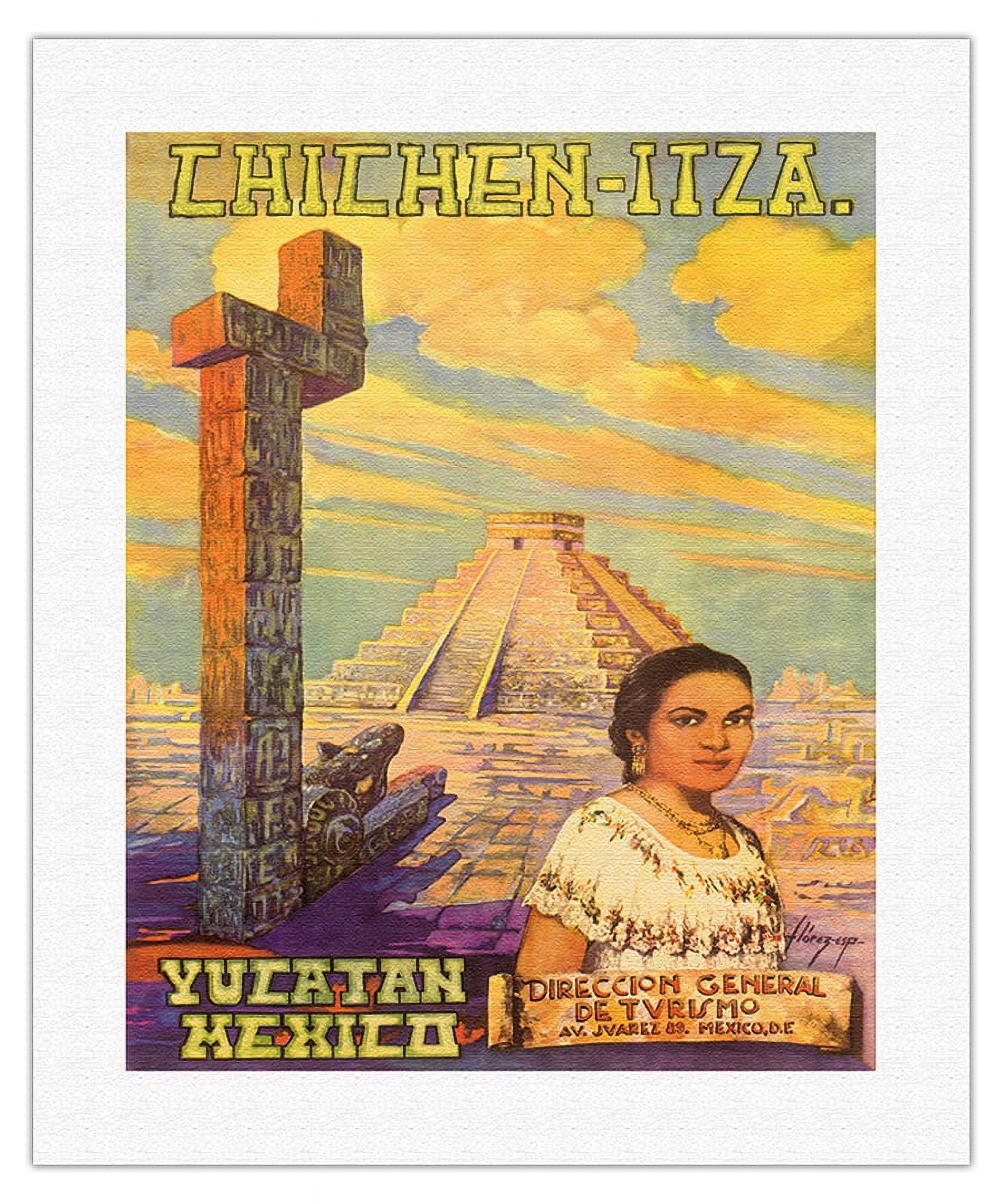 Débardeur Rétro Vintage Chichen Itza - Pyramide Maya Mexique, Idéal Souvenir Vacances