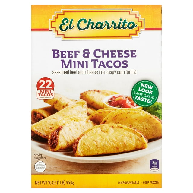 El Charrito Ec Beef & Cheese Mini Taco