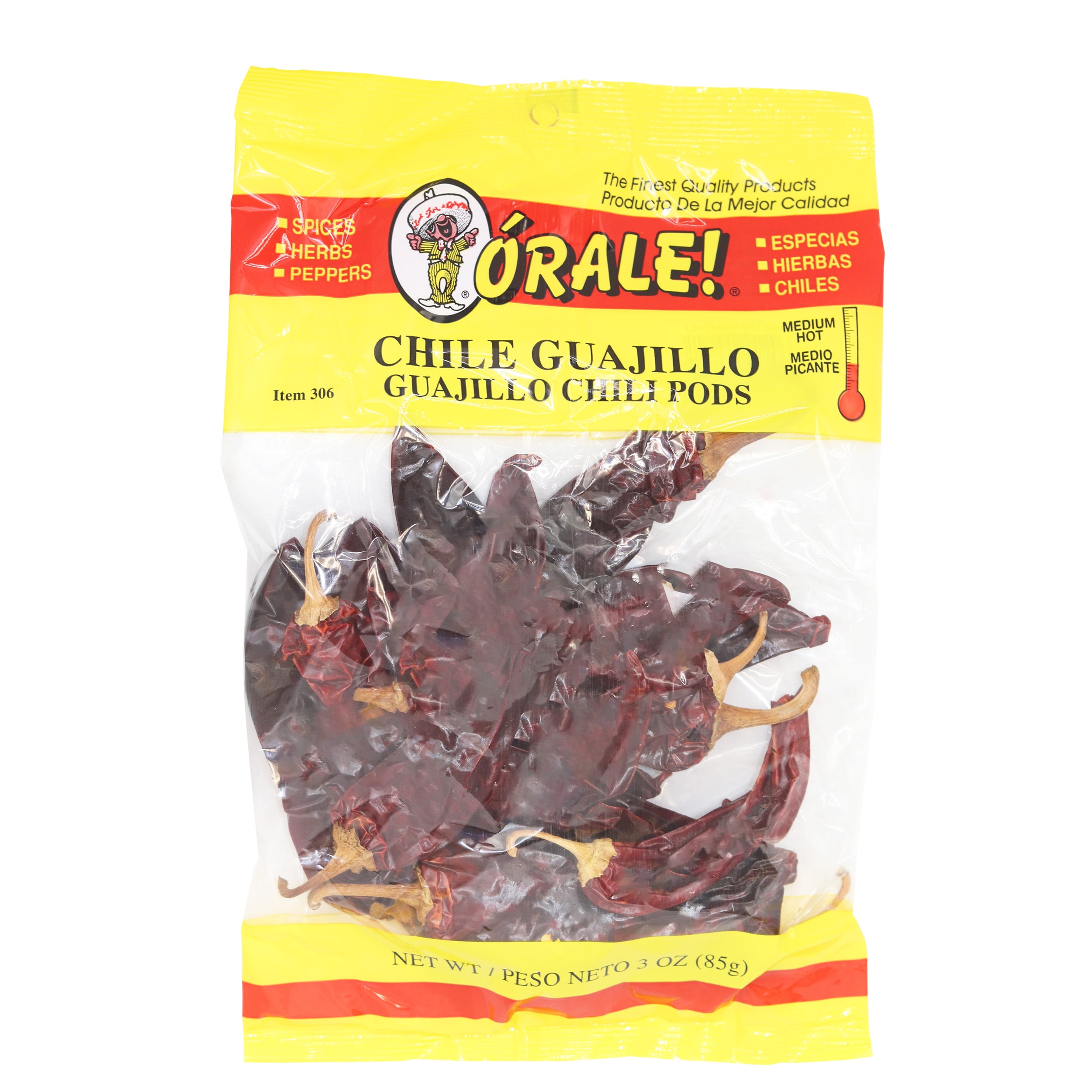 El Charrito Whole Guajillo Chile Pods, 3 oz