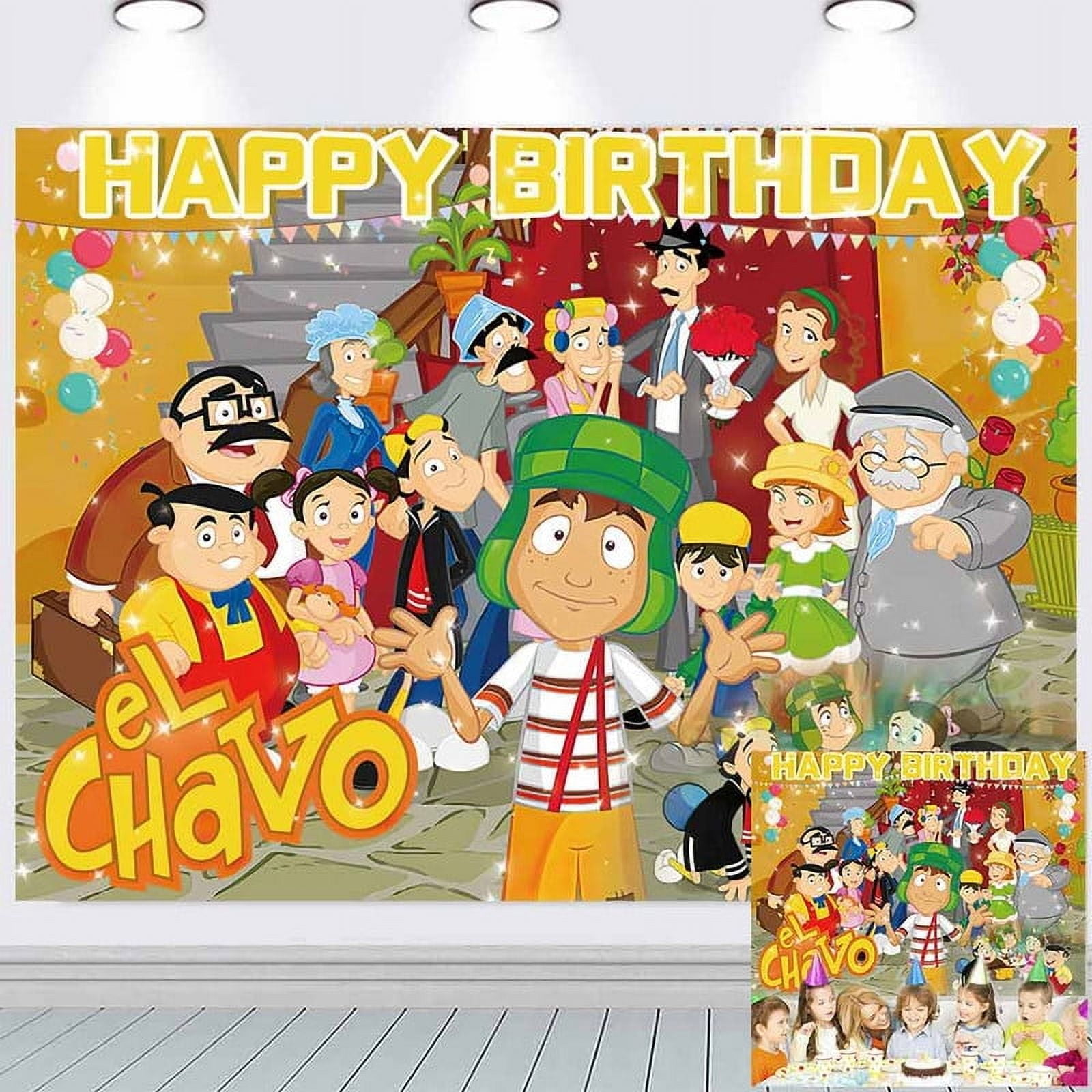 El Chavo Backdrop Banner Party Supplies Poster Movie Theme Background for  Photography Kids Birthday Decorations - Walmart.com, image size:1600x1600
