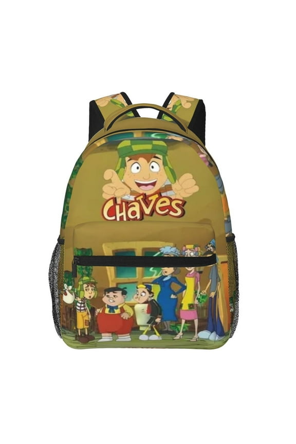 El Chavo Casual Backpack Bookbag Fashion Unisex Laptop Shoulders Backpacks For Travel College Sport