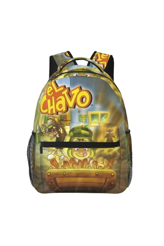 El Chavo Casual Backpack Bookbag Lightweight Unisex Laptop Shoulders Backpacks For Travel College Sport