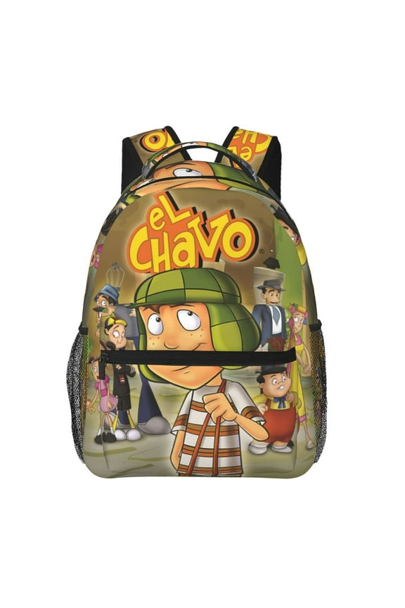 El Chavo Casual Backpack Daypack Casual Unisex Laptop Shoulders Backpacks For Travel College Sport