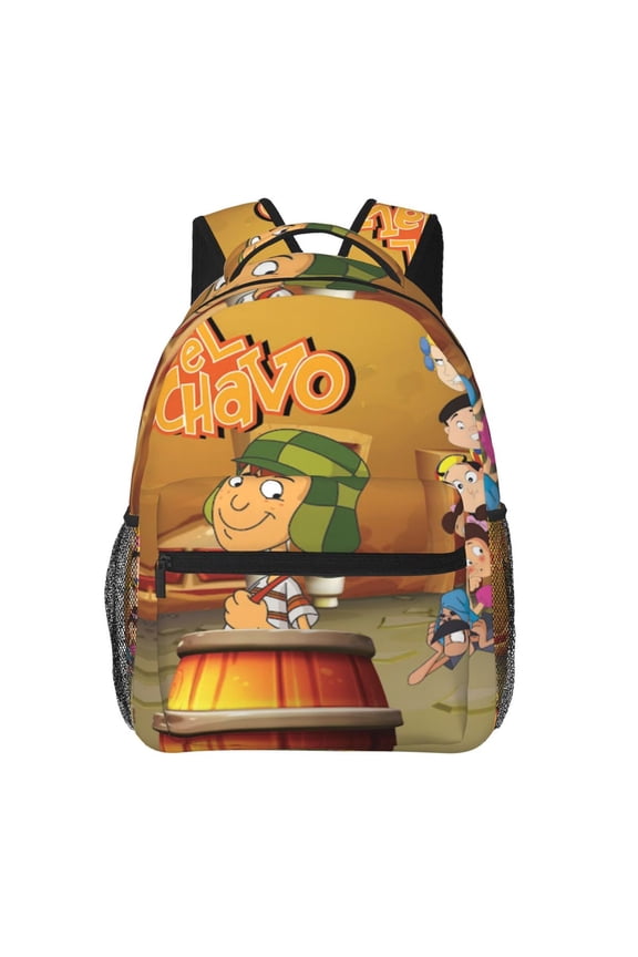 El Chavo Casual Backpack Daypack Lightweight Unisex Laptop Shoulders Backpacks For Travel College Sport