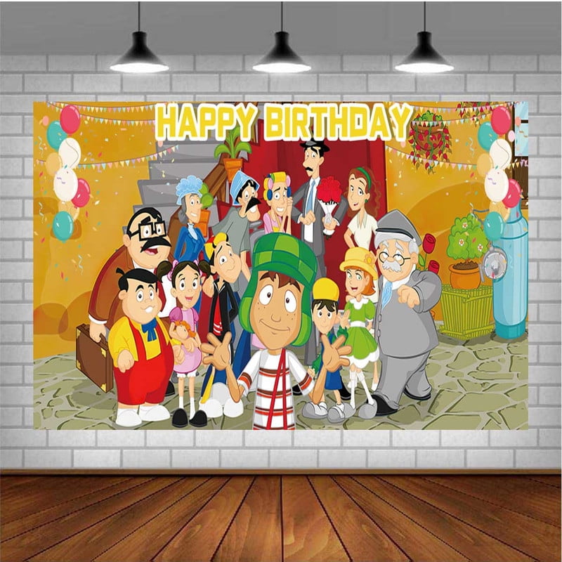 Décoration Fête El Chavo - Bannière Fond D'écran Vinyle 7x5 Pieds - Anniversaire Enfant