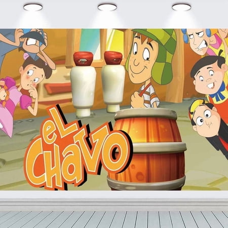 El Chavo del Ocho Party Supplies Backdrop Banner Poster Birthday Decorations Background for Photography Taspestry