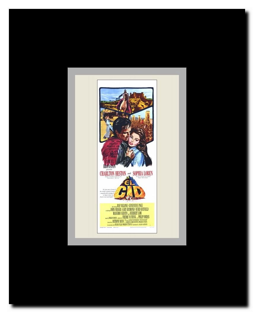 El Cid Framed Movie Poster