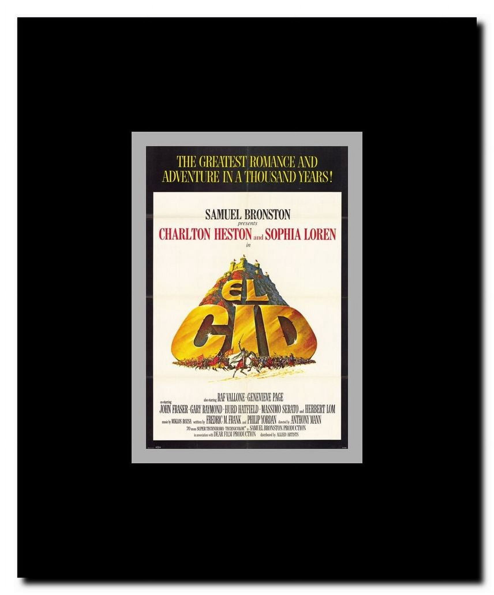 El Cid Framed Movie Poster