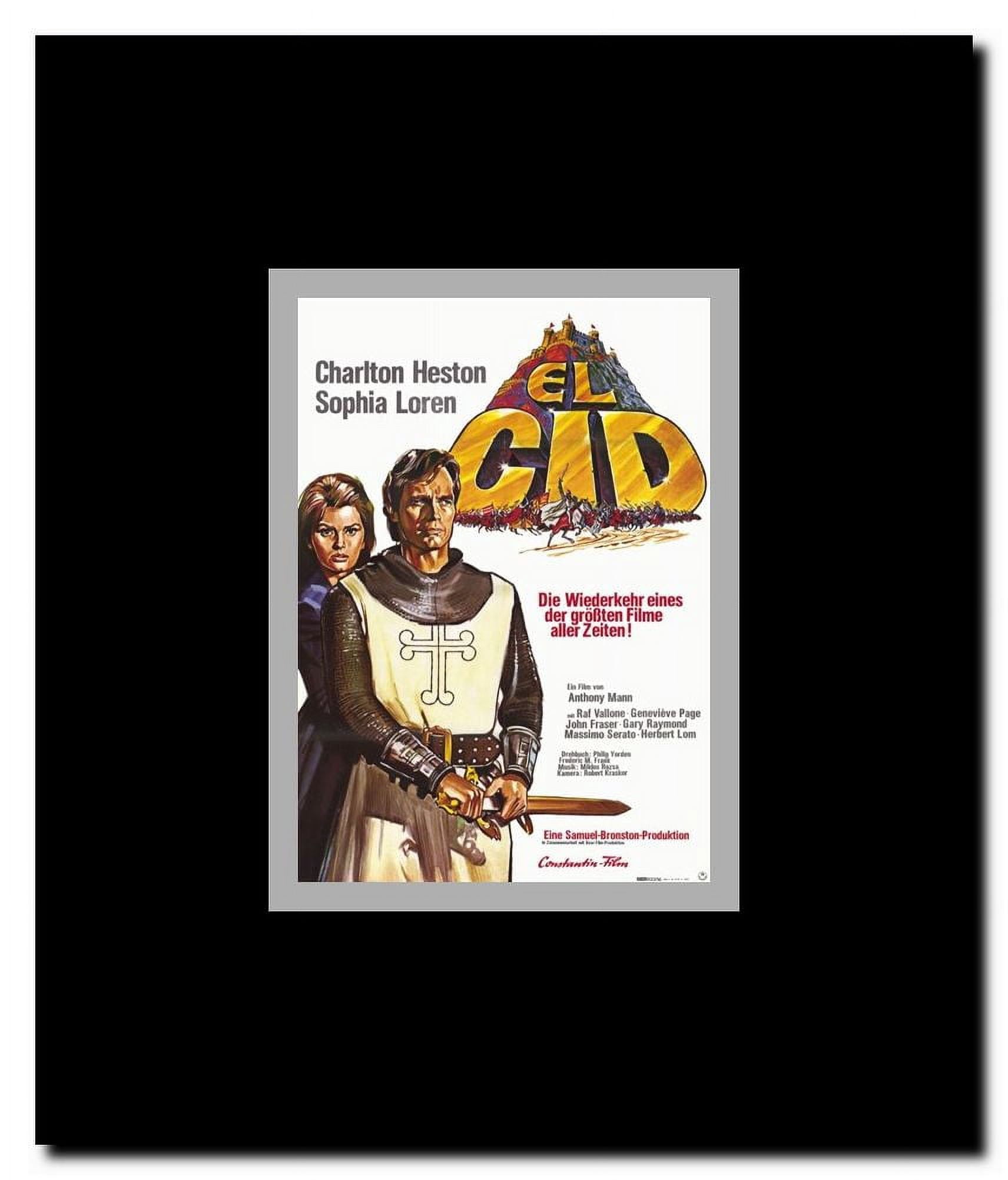El Cid Framed Movie Poster