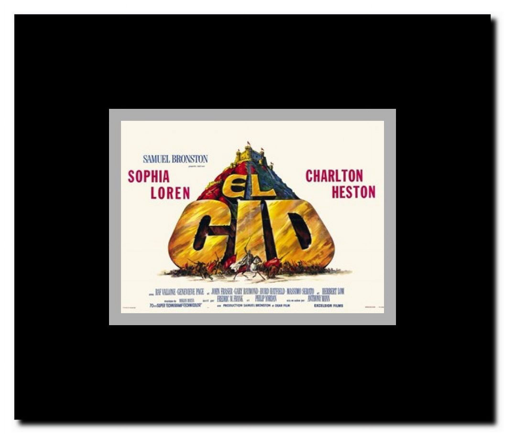 El Cid Framed Movie Poster