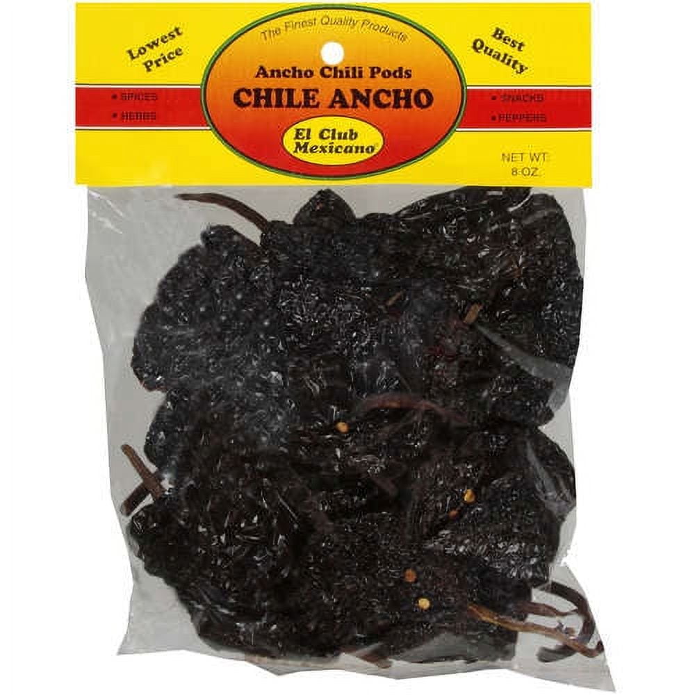 El Club Mexicano El Club Mexicano Ancho Chili Pods, 8 Oz — product image