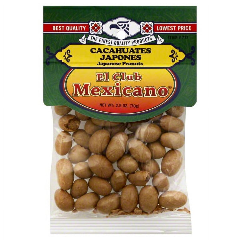 El Club Mexicano Japanese Style Peanuts, 3.25 oz - Walmart.com