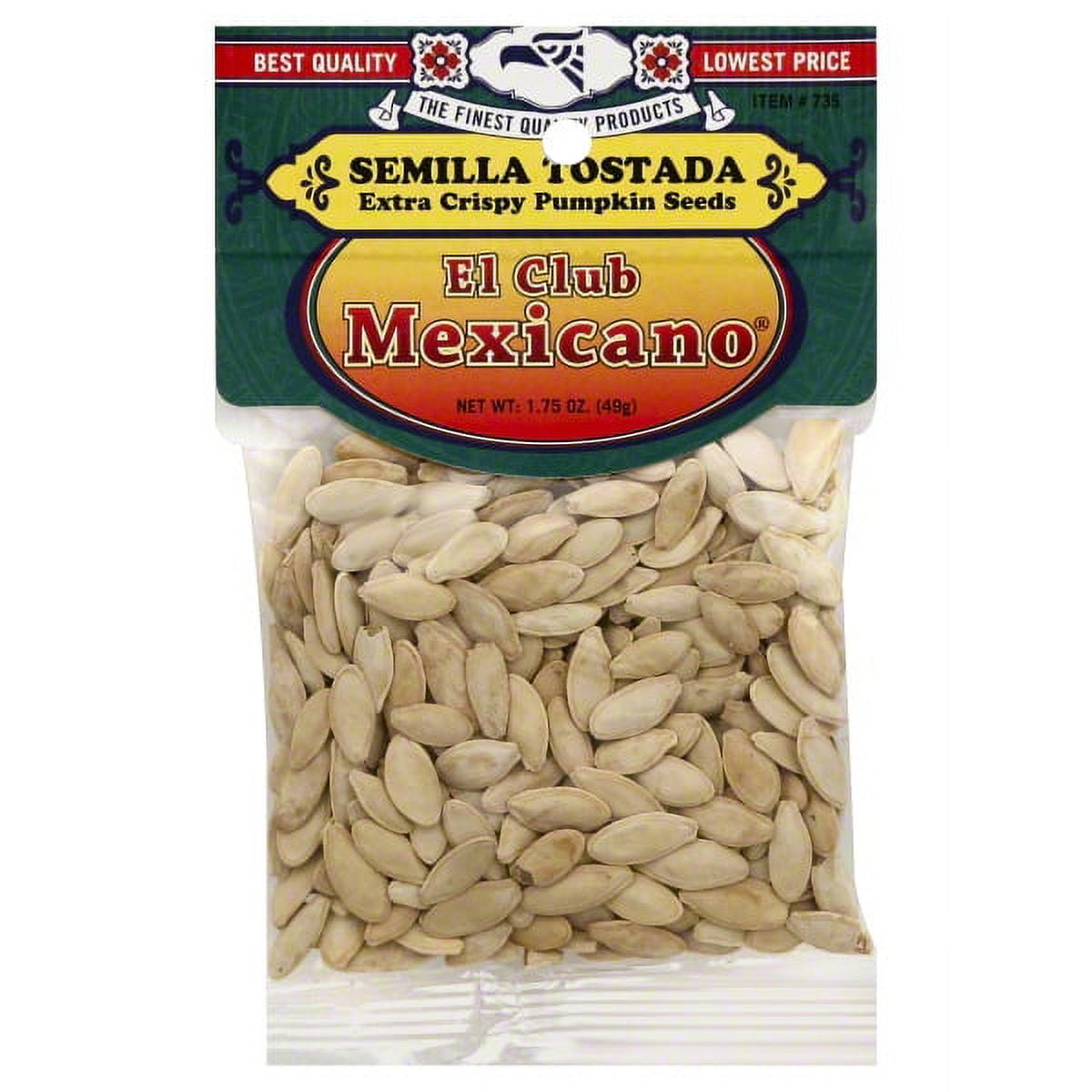 El Club Mexicano Pumpkin Seed Crispy Snacks, 4 oz