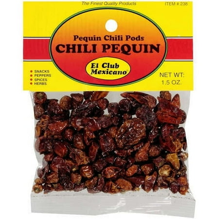 El Club Mexicano Pequin Chili Pods, 1.5 oz