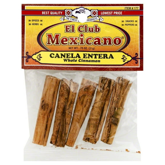 El Club Mexicano Whole Cinnamon Canela Entera, 0.75 oz