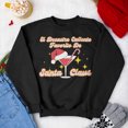 thumbnail image 1 of El Desastre Caliente Favorito De Santa Claus Ugly Christmas Sweater | Funny Latino | (3 COLORS), 1 of 9