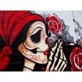 thumbnail image 1 of El Dia De Los Muertos Graffiti CANVAS or PRINT WALL ART, 1 of 1