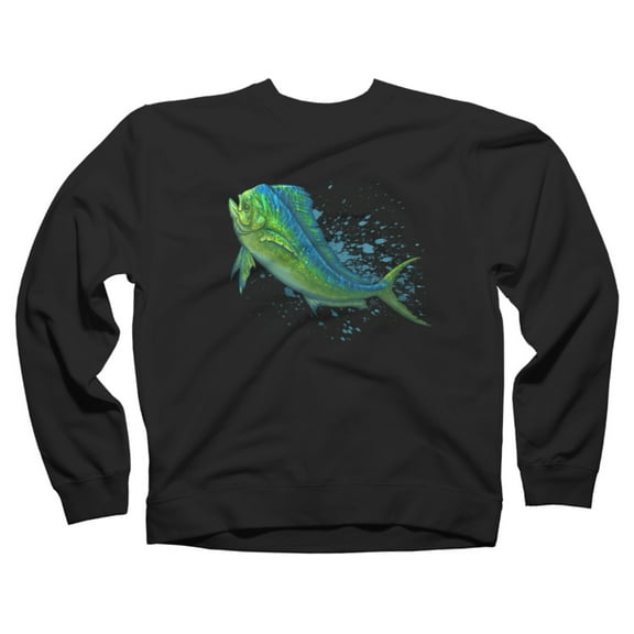 El Dorado Black Graphic Crew Neck Sweatshirt - Design By Humans  2XL