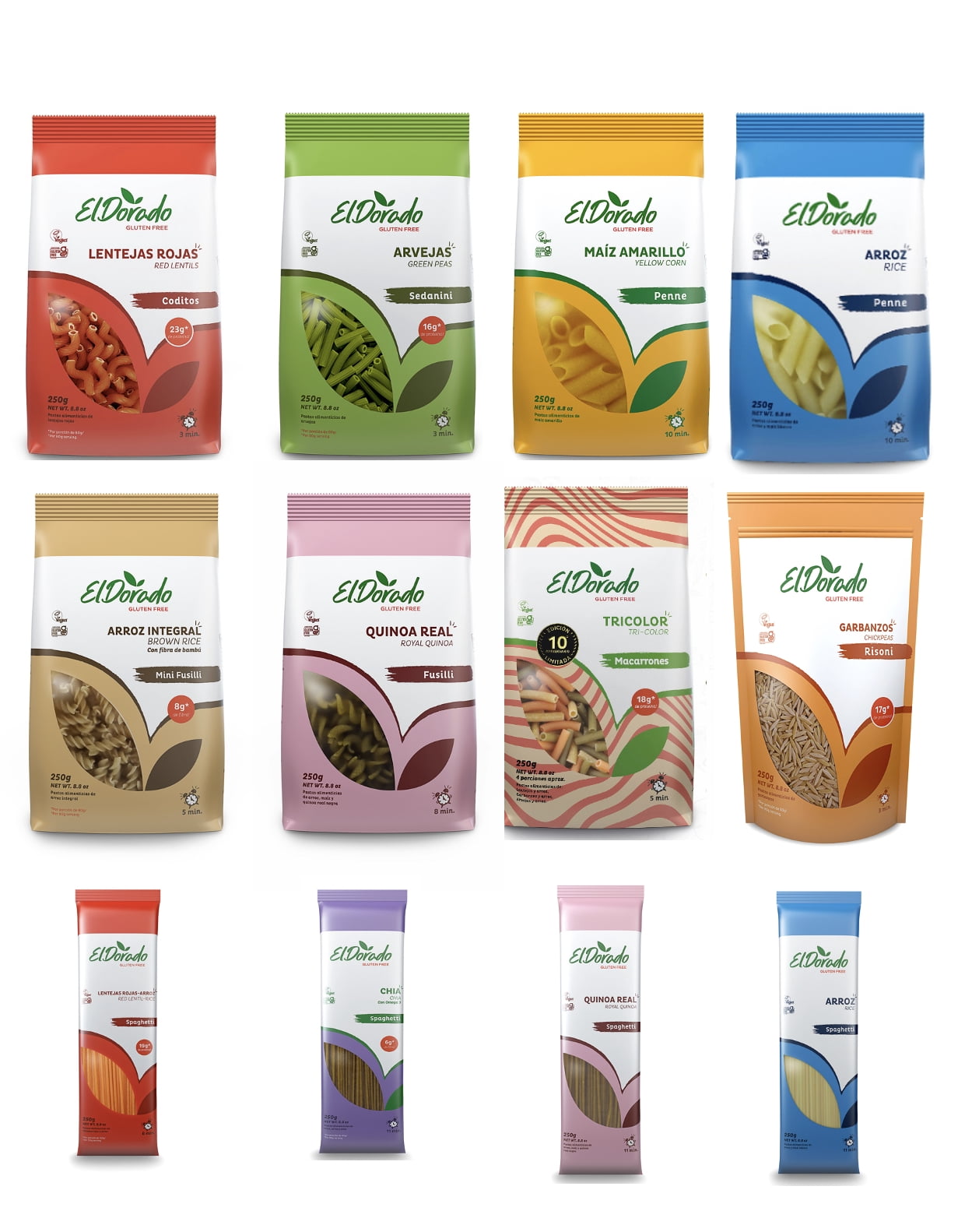El Dorado Gluten Free, Vegan Pasta. Great option with high nutricional ...