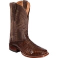 thumbnail image 1 of El Dorado Men's Handmade Caiman Belly Stockman Boot Broad Square Toe Bronze, 1 of 7