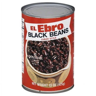 El Ebro Cuban Style Black Beans, 15 oz