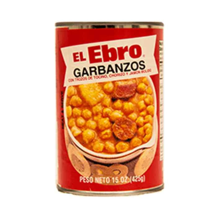 El Ebro Garbanzos with Sausages (Chickpeas w/ Sausages) 15oz