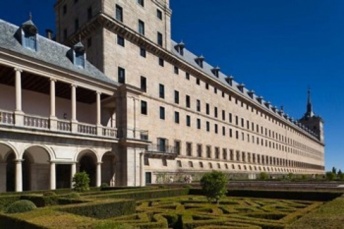 El Escorial Royal Monastery and Palace San Lorenzo de El Escorial Spain Canvas Art - Walter Bibikow DanitaDelimont (18 x 12)
