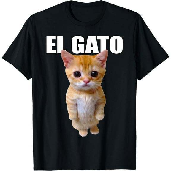 El Gato Meme Sad Crying Cat Munchkin Kitty Meme Trendy T-Shirt TShirt