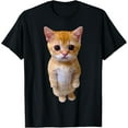 thumbnail image 1 of El Gato Meme Sad Crying Cat Munchkin Kitty Meme Trendy T-Shirt Tops Tee, 1 of 4
