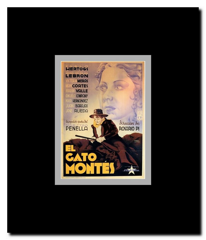 El Gato Montes Framed Movie Poster