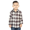 thumbnail image 1 of El General Beige/Burgundy Casual Long-Sleeve Shirt 44747, 1 of 2